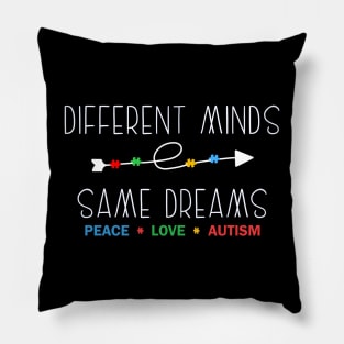 Different Minds Same Dreams Pillow