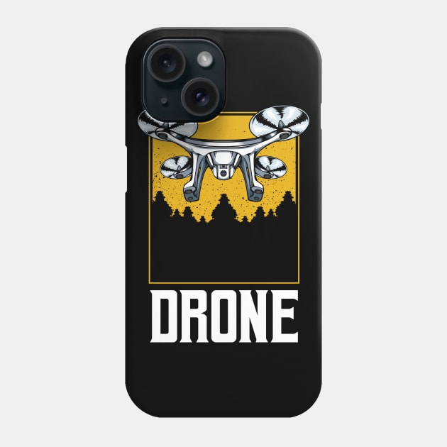 Drone - Cool Quadcopter Drone Pilot Phone Case by Lumio Gifts