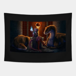 Lilith, Warlock Tiefling Queen Tapestry