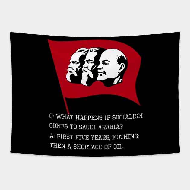 What Happens If Socialism Comes To Saudi Arabia? Tapestry by Styr Designs