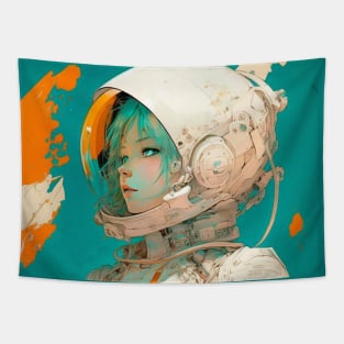 Astronaut girl Tapestry