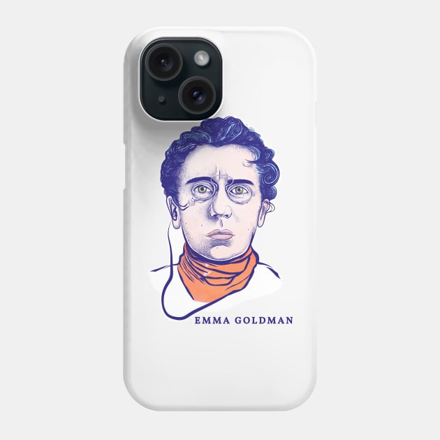 Emma Goldman Phone Case by Huge Potato