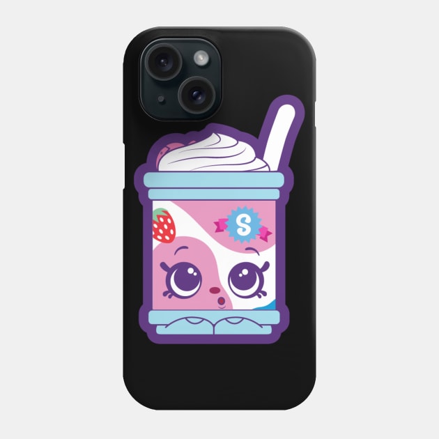 Strawberry Milkshake Phone Case by Seopdesigns