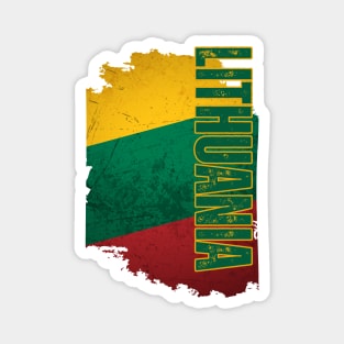 Lithuania flag, lithuanian flag Magnet