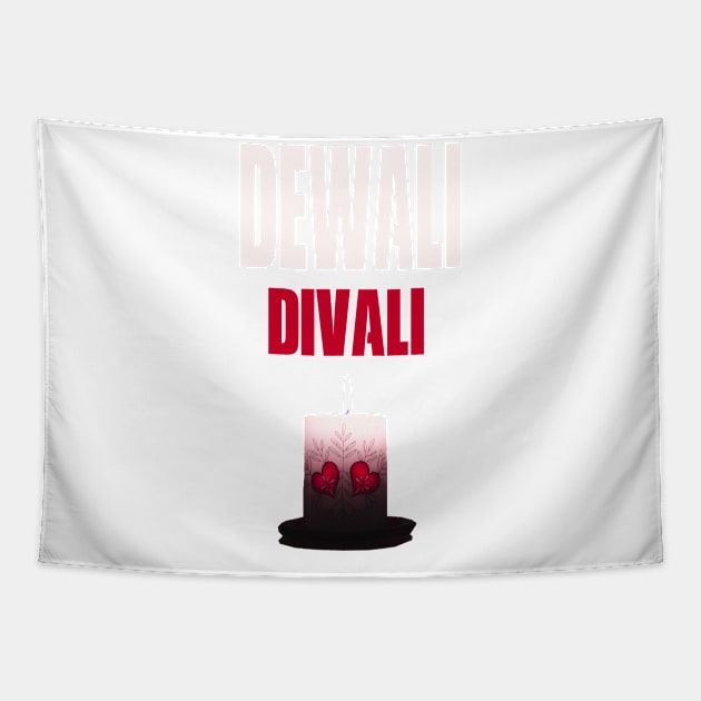 Dewali-Devali Candle Tapestry by Egy Zero