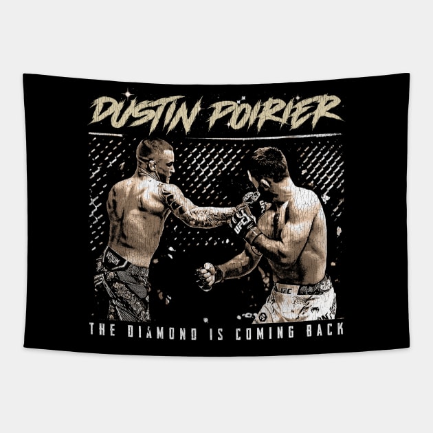 Dustin Poirier Tapestry by Pixelwave