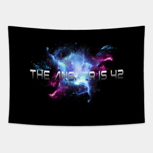 The Answer Is 42 Galaxy Space Universe Tapestry