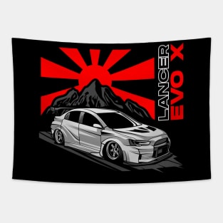 Lancer Evo X JDM Car Tapestry