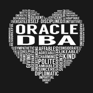 Oracle Dba Heart T-Shirt