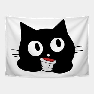 black cats and shortcake Tapestry