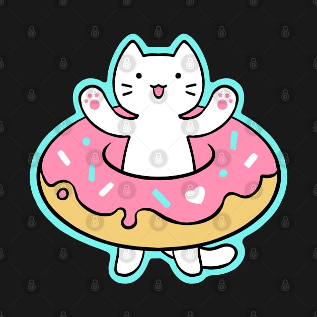 Cat and Donut by Kutty Sark