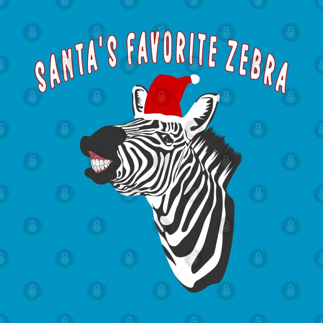 Santa's Favorite Zebra by Jesabee Designs