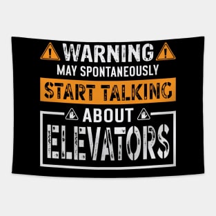 Elevator Mechanic Tapestry