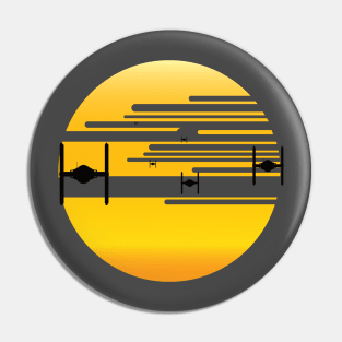 Space Sunset Pin