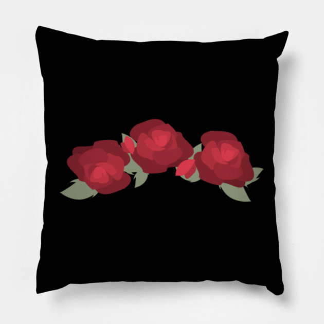 Lovely Sad Red Roses Lovely Sad Red Roses Pillow Teepublic