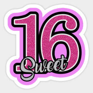 Happy Birthday 16 Years Old Stickers for Sale | TeePublic