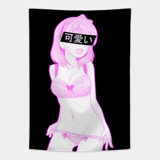 Aesthetic Japanese Girl 20 v2 Tapestry