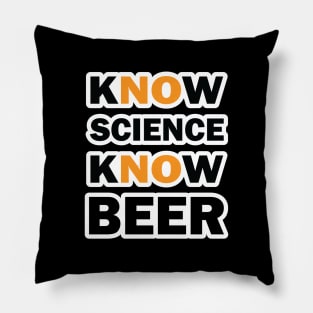 BEER AND SCIENCE Pillow