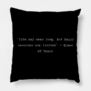 Queen Of Tears Korean Drama Pillow