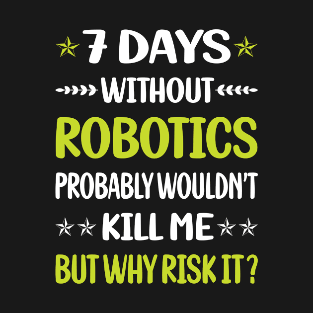 Funny 7 Days Without Robotics Robot Robots by Happy Life