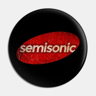 Semisonic - simple red elips vintage Pin