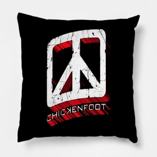 Chickenfoot Superhero Logo Pillow