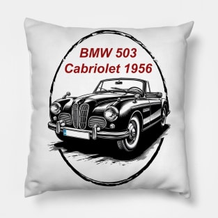 1956 503 Cabriolet Pillow