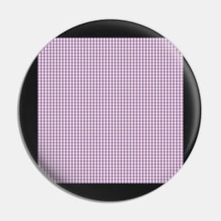Gingham Pattern - Lilac Pin