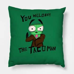 Obey the Taco man Pillow