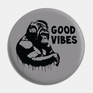 Good Vibes Music Pin