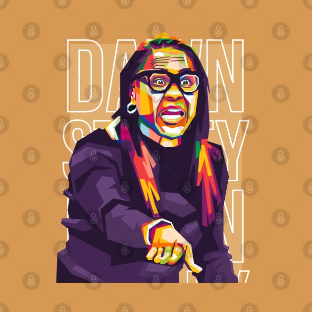 dawn staley by cool pop art house