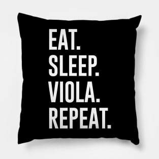 Eat Sleep Viola Repeat Pillow