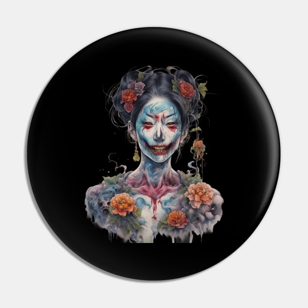 Bloody Mary Horror Pin by animegirlnft