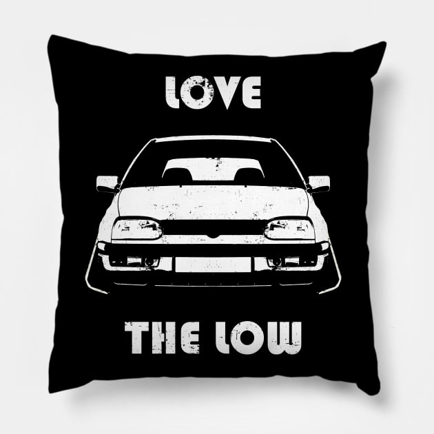 stance low tuning car Pillow by WOS