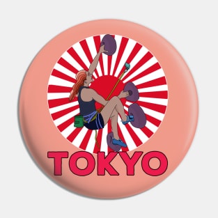 Sport Climbing Tokyo Pin