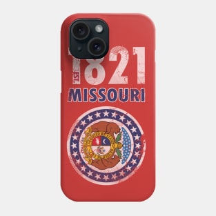 Retro 1821 Missouri State Flag Phone Case