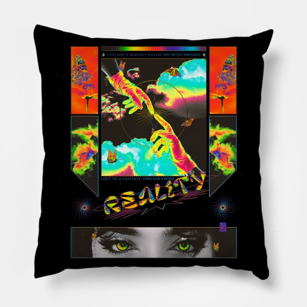 Reality Pillow by VanessaBorusse