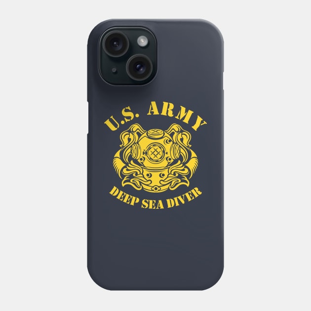 Mod.4 US Navy Deep Sea Diver Combat Phone Case by parashop