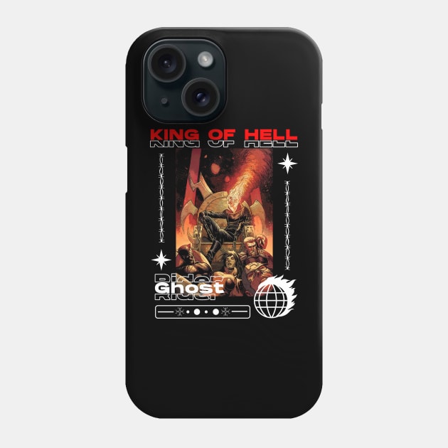 GHOST RIDER KING OF HELL (MARVEL) - Streetwear Style Phone Case by Skywiz