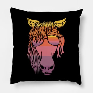 Retro Horse Pillow