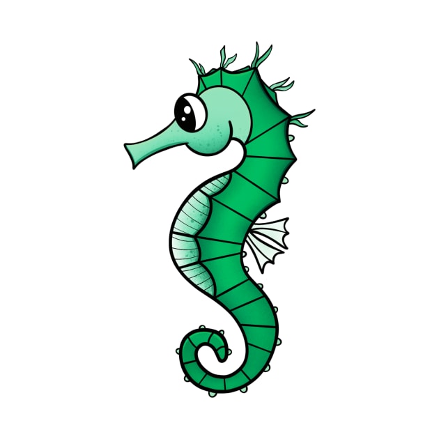 Cute Sea Horse by Svh_illustrations