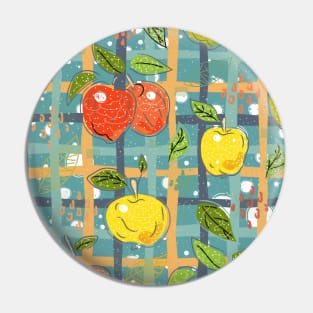 Apple Pattern Pin