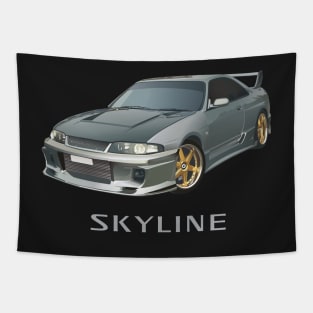 Skyline R33 Tapestry