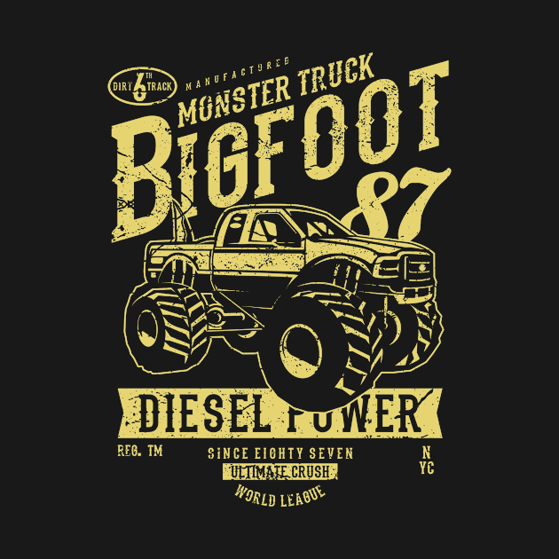 Monster Truck by CasesTshirts