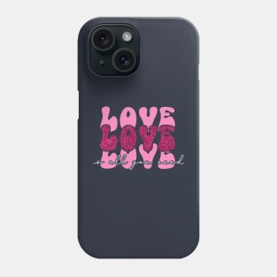 Glitter love Phone Case