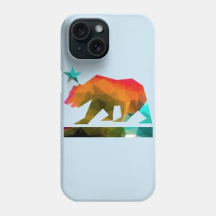 California State Bear (fractal colors) Phone Case