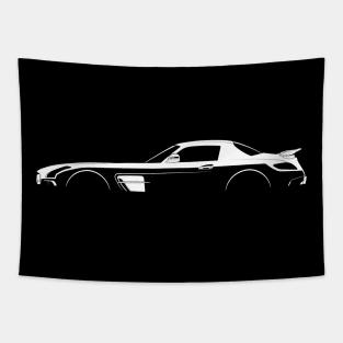 Mercedes-Benz SLS AMG Black Series (C197) Silhouette Tapestry