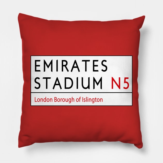 Emirates Stadium Pillow by Confusion101