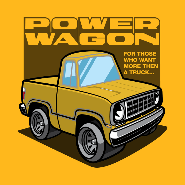 Bahama Yellow - Power Wagon by jepegdesign