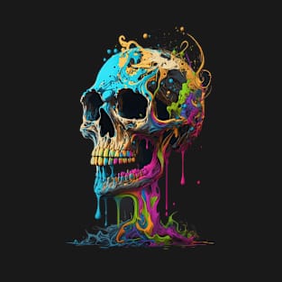 BeautifulDiz colorful skull T-Shirt